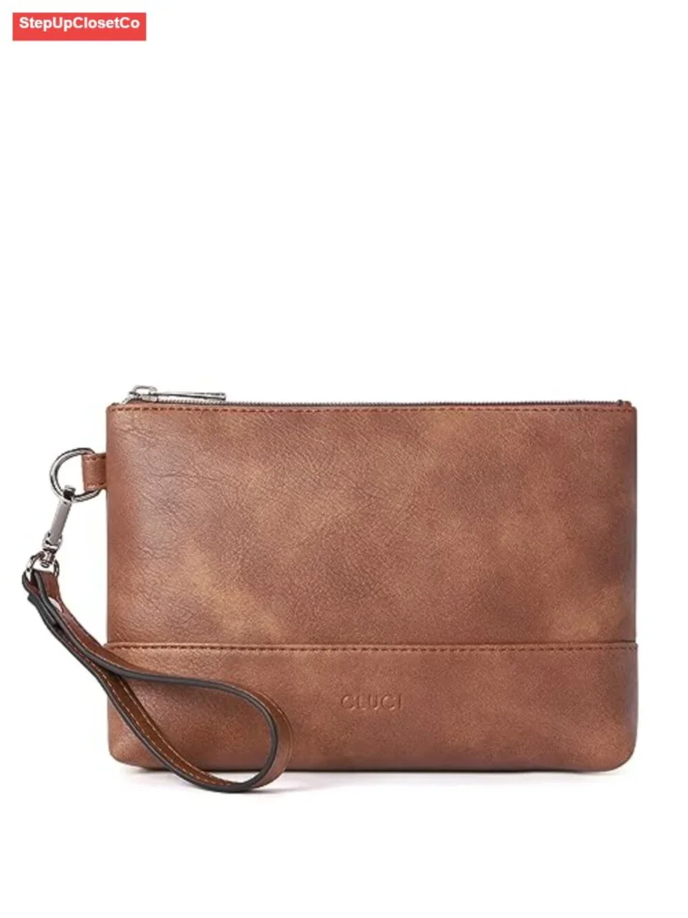 Large Capacity Women's Wristlet Wallet Faux Leather Clutch Purse with